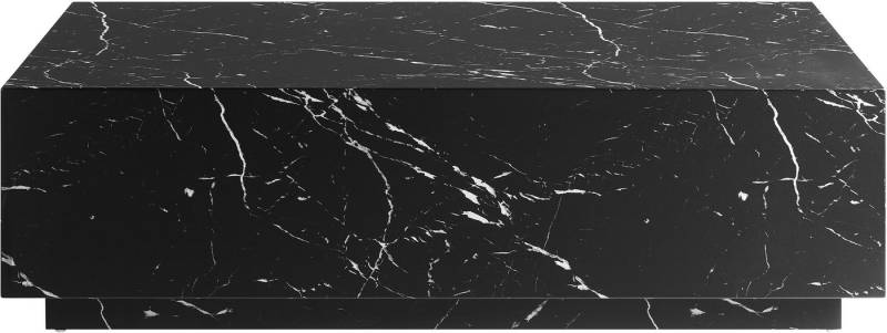 SalesFever Couchtisch Almeria Beistelltisch: Stilvoller Tisch 120/75 cm, Stilvoller, rechteckiger Tisch in edler Marmoroptik, 120x75cm von SalesFever