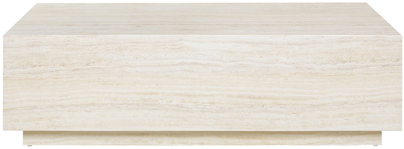 SalesFever Couchtisch Almeria Beistelltisch: Stilvoller Tisch 120/75 cm, Stilvoller, rechteckiger Tisch in edler Marmoroptik, 120x75cm von SalesFever