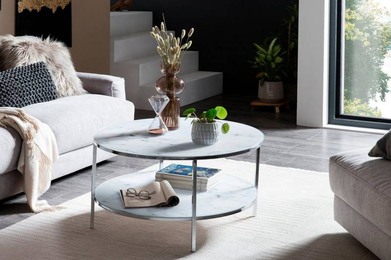 SalesFever Couchtisch Caorle Coffeetable im minimalistischen Stil, Eleganz trifft Stil: Tischplatten in Marmoroptik SalesFever Couchtisch Caorle Coffeetable im minimalistischen Stil, Eleganz trifft Stil: Tischplatten in Marmoroptik von SalesFever