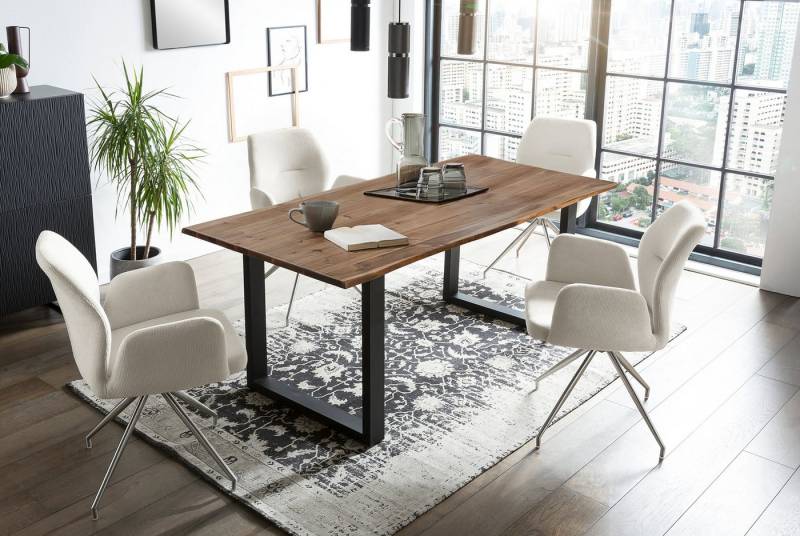 SalesFever Essgruppe, (Set, 5-tlg), Tischplatte behandelt mit OSMO Hartwachs-Öl in seidenmattem Finish von SalesFever