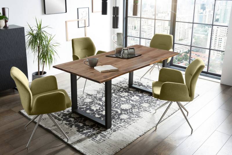 SalesFever Essgruppe, (Set, 5-tlg), Tischplatte behandelt mit OSMO Hartwachs-Öl in seidenmattem Finish von SalesFever