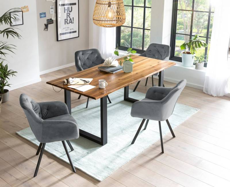 SalesFever Essgruppe Essgruppe für stilvolles Speisen, (Set, 5-tlg), 5-teiliges Set für Ihr Zuhause von SalesFever