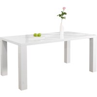 SalesFever Esstisch 200x100x76 cm weiß von SalesFever