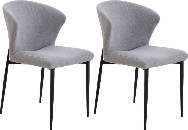SalesFever Esszimmerstuhl Dallas 2er-Set (Set, 2 St), mit Metallgestell, B 63, H 87, T 56 cm von SalesFever
