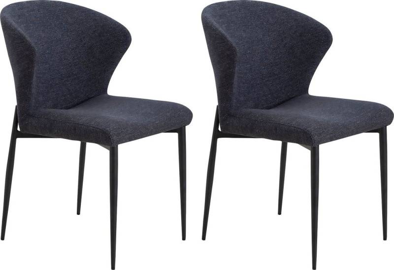 SalesFever Esszimmerstuhl Dallas 2er-Set (Set, 2 St), mit Metallgestell, B 63, H 87, T 56 cm von SalesFever