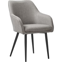 SalesFever Esszimmerstuhl Strukturstoff Taupe von SalesFever