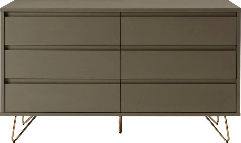 SalesFever Kommode Bolton Design Sideboard mit Stauraum, Haarnadelbeine aus Metall mit Messinglegierung SalesFever Kommode Bolton Design Sideboard mit Stauraum, Haarnadelbeine aus Metall mit Messinglegierung von SalesFever