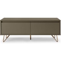 SalesFever Lowboard mit Schublade und Klappfach matt Holzwerkstoff Metallgestell Gold SalesFever Lowboard mit Schublade und Klappfach matt Holzwerkstoff Metallgestell Gold von SalesFever