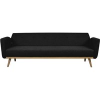 SalesFever Schlafsofa, Breite: 212 cm, schwarz von SalesFever