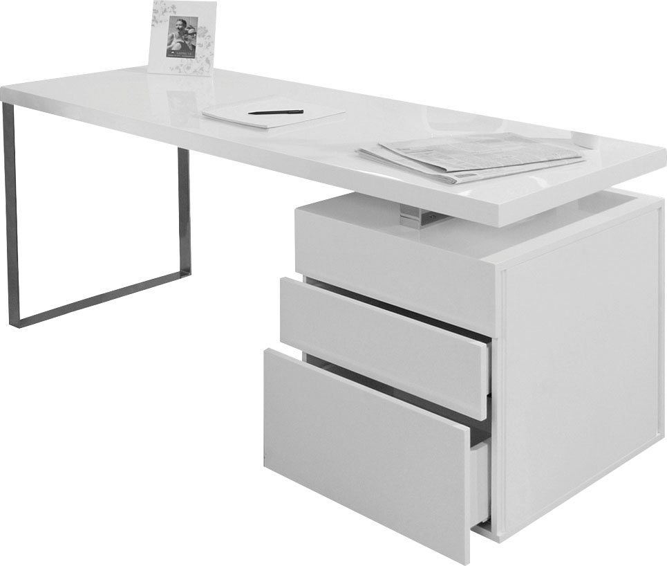 SalesFever Schreibtisch, Schubladen mit Soft-Close-Funktion von SalesFever