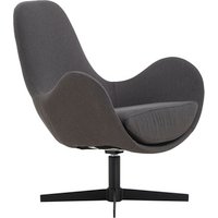 SalesFever Sessel, Höhe: 85 cm, dunkelgrau/schwarz von SalesFever