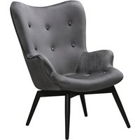 SalesFever Sessel, Höhe: 92 cm, grau/schwarz von SalesFever