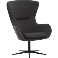 SalesFever Sessel, Höhe: 99 cm, dunkelgrau/schwarz von SalesFever