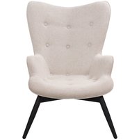 SalesFever Sessel Beige Strukturstoff von SalesFever