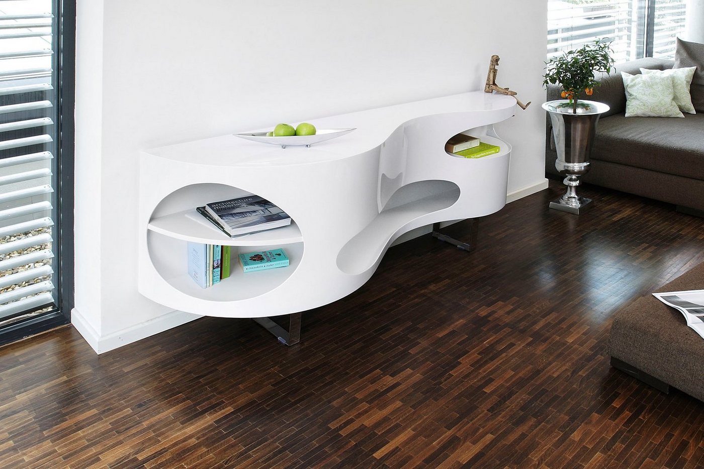 SalesFever Sideboard, Design Kommode in extravaganter Form, Wohnzimmerschrank von SalesFever