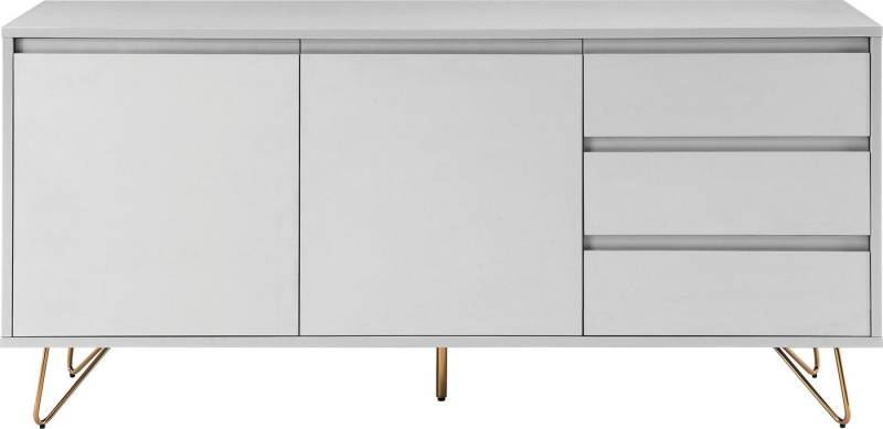 SalesFever Sideboard, mit Hairpin Beinen, Anrichte mit matter Lackierung, in modernen Farben von SalesFever