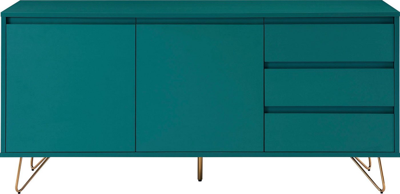 SalesFever Sideboard, mit Hairpin Beinen, Anrichte mit matter Lackierung, in modernen Farben von SalesFever