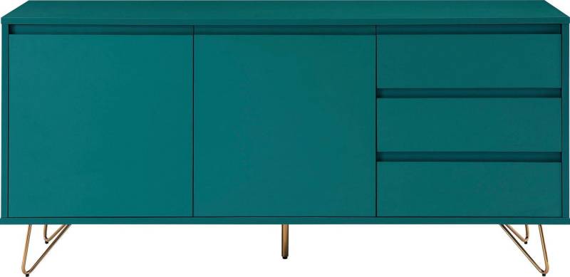 SalesFever Sideboard, mit Hairpin Beinen, Anrichte mit matter Lackierung, in modernen Farben von SalesFever