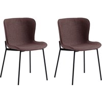 SalesFever Stuhl, Höhe: 79 cm, rot/schwarz, 2 stk von SalesFever