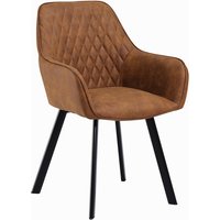 SalesFever Stuhl, Höhe: 84 cm, braun/schwarz, 2 stk von SalesFever