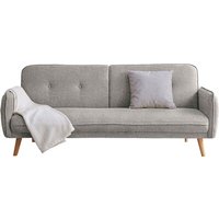 SalesFever Schlafsofa "Linköping, 3-Stizer, Sofa", mit Knopfheftung im Rücken und Schlaffunktion, Breite 188 cm von Salesfever