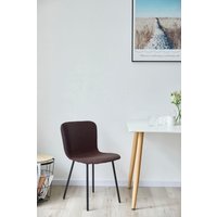 SalesFever 4-Fußstuhl, (Set), 4 St., Bouclé, ergonomisch geformte Sitzfläche und Rückenlehne von Salesfever