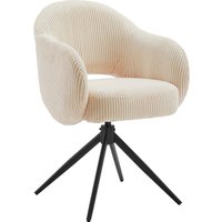 SalesFever Armlehnstuhl "Manchester Cord-Bezug" () 1 Stk.mit 360 Drehfunktion von Salesfever