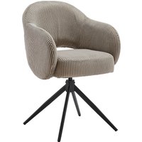 SalesFever Armlehnstuhl "Manchester Cord-Bezug" () 1 Stk.mit 360 Drehfunktion von Salesfever