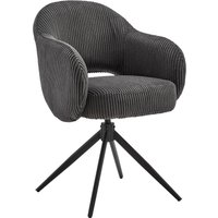 SalesFever Armlehnstuhl "Manchester Cord-Bezug" () 1 Stk.mit 360 Drehfunktion von Salesfever