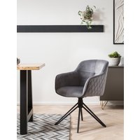 SalesFever Armlehnstuhl "Stilvoller Esszimmerstuhl" () mit 360 Drehfunktion von Salesfever