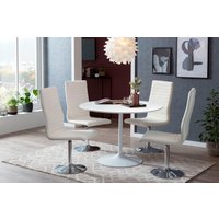 SalesFever Bistrotisch "Bistrotisch im charmanten Stil" Eleganz trifft Funktionalität: Tischplatte in Marmoroptik SalesFever Bistrotisch "Bistrotisch im charmanten Stil" Eleganz trifft Funktionalität: Tischplatte in Marmoroptik von Salesfever