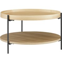 SalesFever Couchtisch "Coffee-Table im stilvollen Look" 1 Stk. tlg. mit 2 Ablageflächen von Salesfever