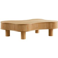 SalesFever Couchtisch 1 Stk. tlg. mit Massivholz-Lamellen von Salesfever