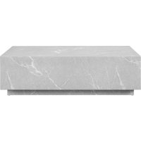 SalesFever Couchtisch "Almeria Beistelltisch: Stilvoller Tisch 120/75 cm" Stilvoller, rechteckiger Tisch in edler Marmoroptik, 120x75cm von Salesfever