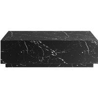 SalesFever Couchtisch "Almeria Beistelltisch: Stilvoller Tisch 120/75 cm" Stilvoller, rechteckiger Tisch in edler Marmoroptik, 120x75cm von Salesfever