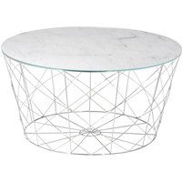 SalesFever Couchtisch "Caorle Coffeetable: Harmonisches Wohnambiente" Stilvolles Korbgestell von Salesfever