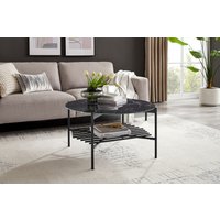 SalesFever Couchtisch "Couchtisch im minimalistischen Stil" 1 Stk. tlg. Glasplatte in Marmoroptik SalesFever Couchtisch "Couchtisch im minimalistischen Stil" 1 Stk. tlg. Glasplatte in Marmoroptik von Salesfever
