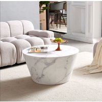 SalesFever Couchtisch "Couchtisch im minimalistischen Stil" 1 Stk. tlg. foliert in Marmoroptik von Salesfever