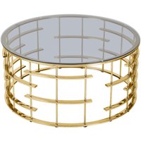 SalesFever Couchtisch "Couchtisch: Stil und Funktionalität" Gestell gefertigt aus rostfreiem Edelstahl von Salesfever