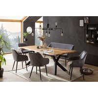 SalesFever Eckbankgruppe "Eckbankgruppe in Landhausstil" Set, 6 Stk. tlg. Rückenfläche mit aufwändiger Rautensteppung SalesFever Eckbankgruppe "Eckbankgruppe in Landhausstil" Set, 6 Stk. tlg. Rückenfläche mit aufwändiger Rautensteppung von Salesfever