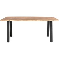 SalesFever Esstisch "Designer-Tisch für stilvolle Mahlzeiten" Zweifach gewachstes, geöltes Massivholz von Salesfever