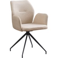 SalesFever Esszimmerstuhl "Taormina Armlehnstuhl" () 1 Stk.Esszimmersessel mit 180 Drehfunktion von Salesfever