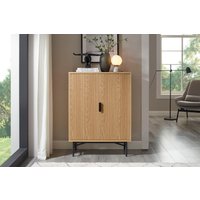 SalesFever Kommode "Visby Stilvolles Sideboard für den Wohnbereich" Eiche Echtholzfurnier SalesFever Kommode "Visby Stilvolles Sideboard für den Wohnbereich" Eiche Echtholzfurnier von Salesfever