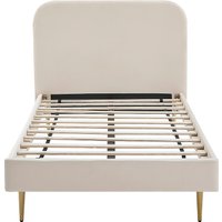 SalesFever Polsterbett "Komfortables Bett für erholsamen Schlaf" Chrombeine in elegantem Goldton SalesFever Polsterbett "Komfortables Bett für erholsamen Schlaf" Chrombeine in elegantem Goldton von Salesfever