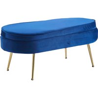 SalesFever Polsterhocker "Clam", oval, Breite 99 cm von Salesfever