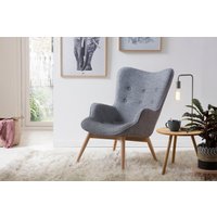 SalesFever Relaxsessel "Komfortabler Relaxsessel zum Entspannen" mit dekorativer Knopfheftung von Salesfever