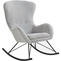 SalesFever Schaukelstuhl "Komfortabel entspannen" () in Lammfelloptik von Salesfever