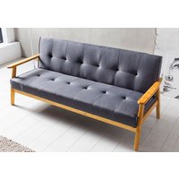 SalesFever Schlafsofa "Skagen 3-Sitzer Sofa" Holzgestell Sofa: Entspannung und Schlaf auf 190cm Breite von Salesfever