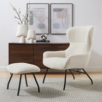 SalesFever Sessel, (Set, 2 St.), mit Bezug in Teddyfelloptik von Salesfever