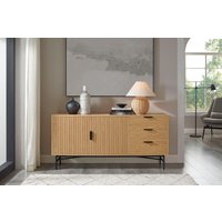 SalesFever Sideboard "Visby Stilvolle Kommode für mehr Stauraum" Kommode, Eiche Echtholzfurnier, Breite 160 cm SalesFever Sideboard "Visby Stilvolle Kommode für mehr Stauraum" Kommode, Eiche Echtholzfurnier, Breite 160 cm von Salesfever